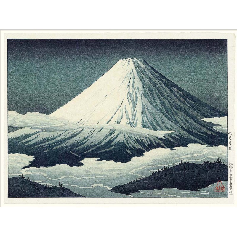 Affiche japonaise mont Fuji Fuji Surroundings, THE DYBDAHL CO