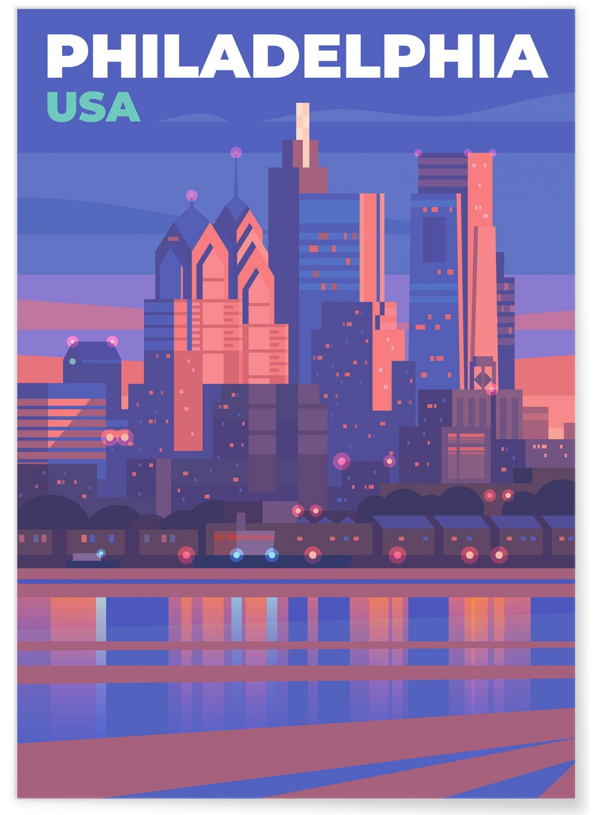 Affiche ville Philadelphie, L'AFFICHERIE