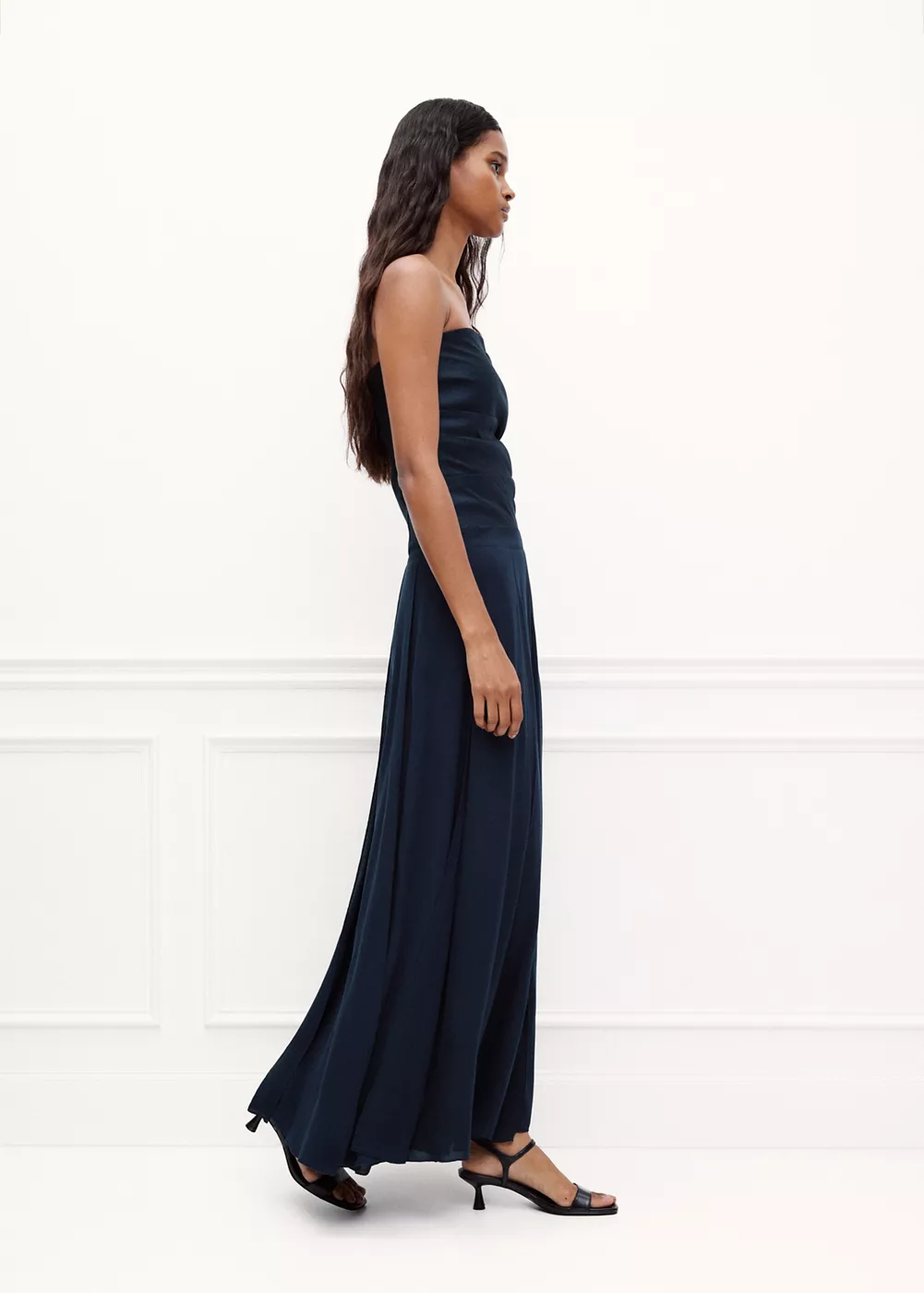 Jupe en mousseline avec coutures, MANGO TEEN