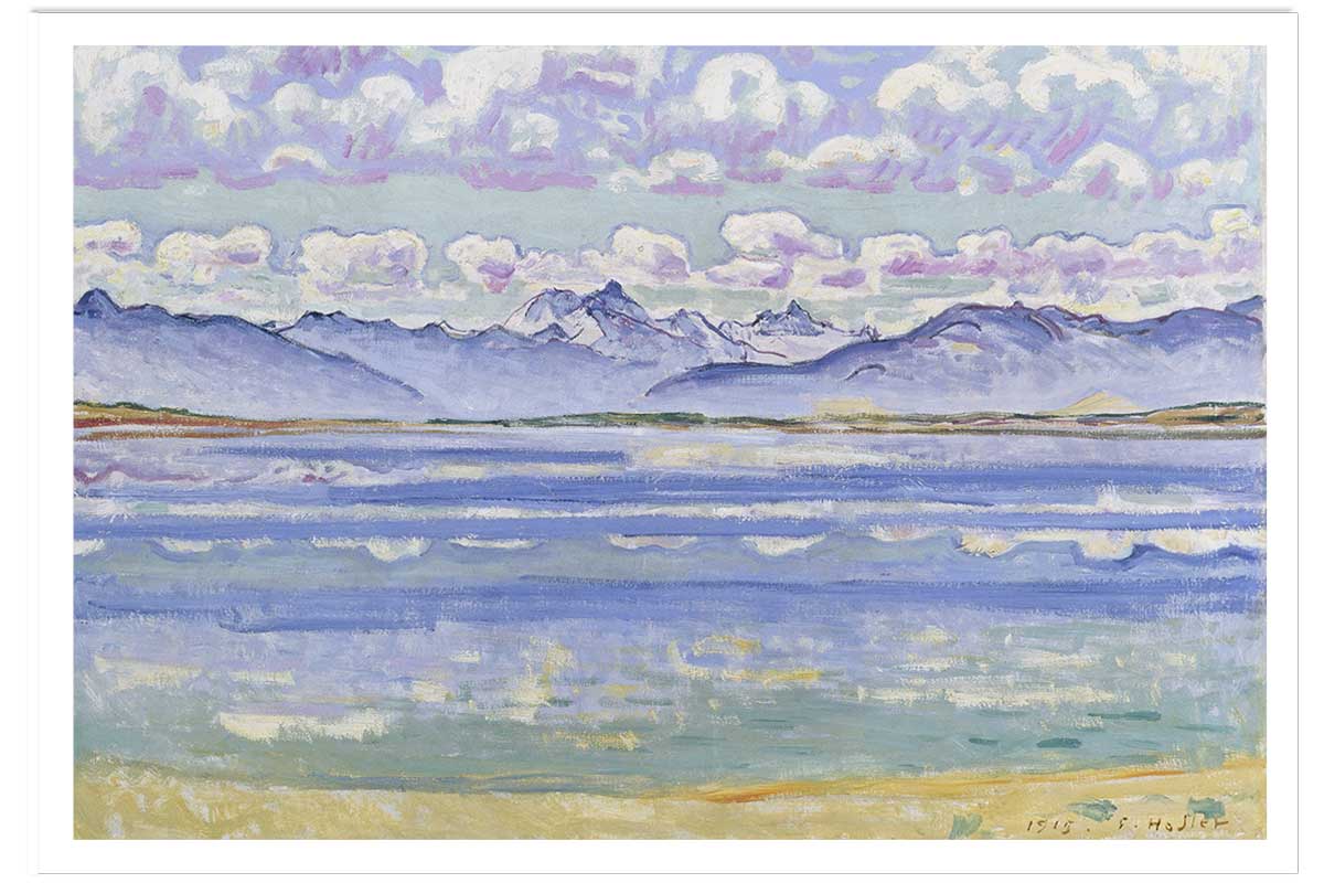 Poster Le Weisshorn vu du Montana - Ferdinad Hodler, HEXOA