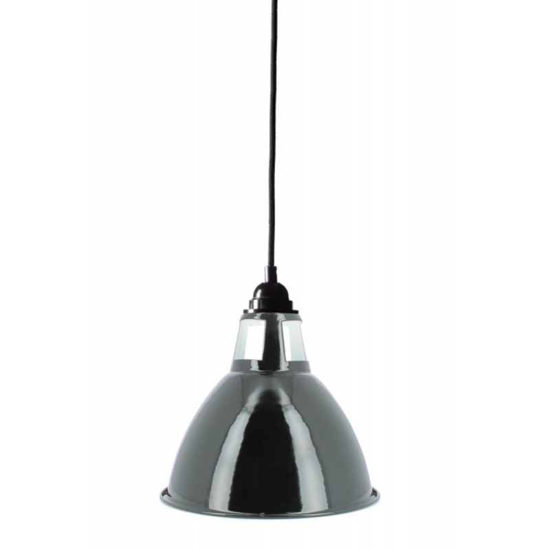 Suspension vintage émaillée Noire Sada, MILLUMINE