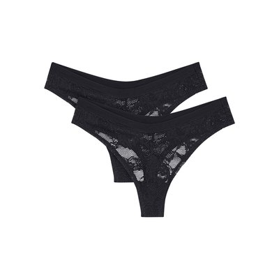 Pack of 2 Smart Deco Thongs in Lace TRIUMPH