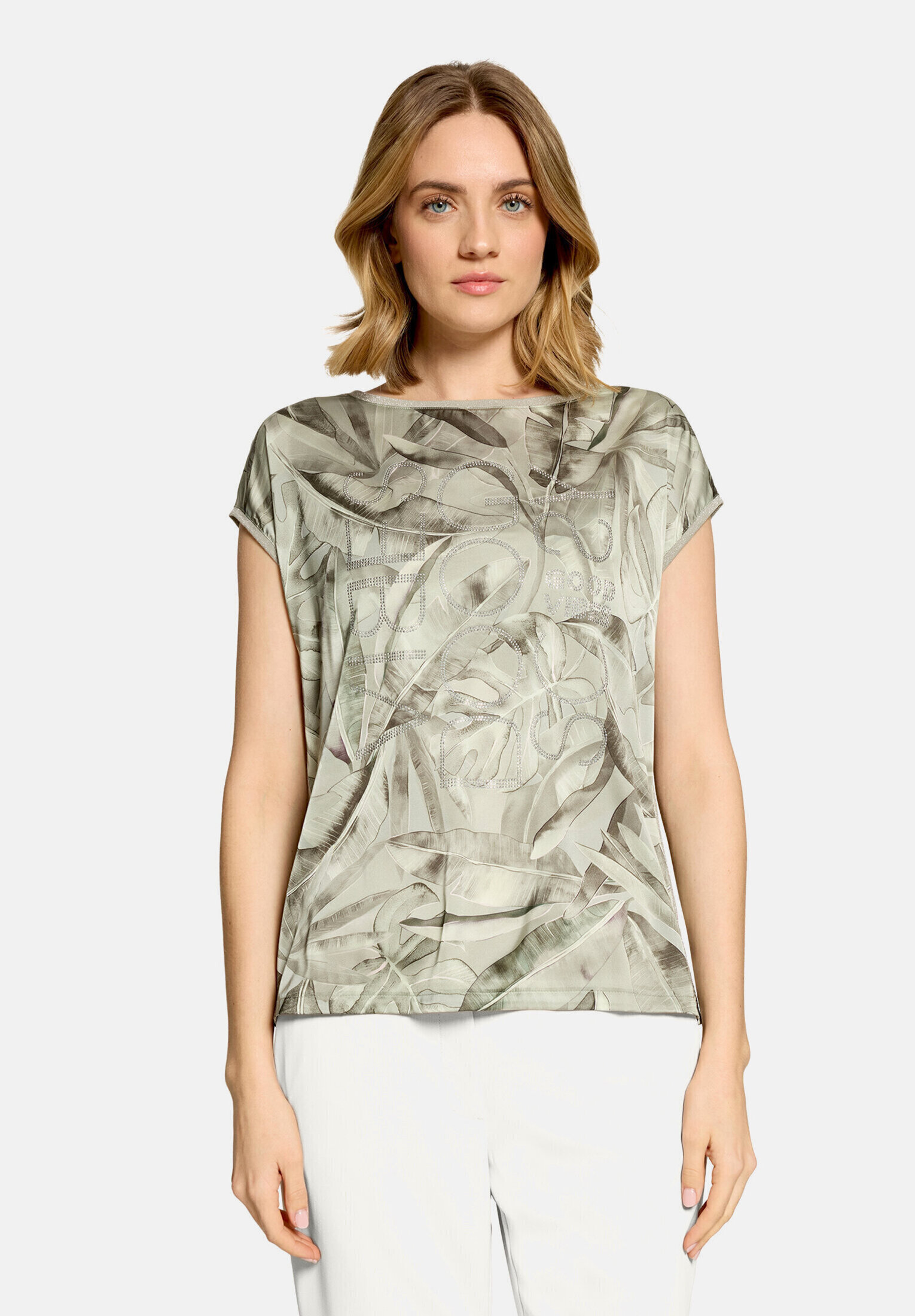 T-shirt façon blouse à impression, BETTY BARCLAY