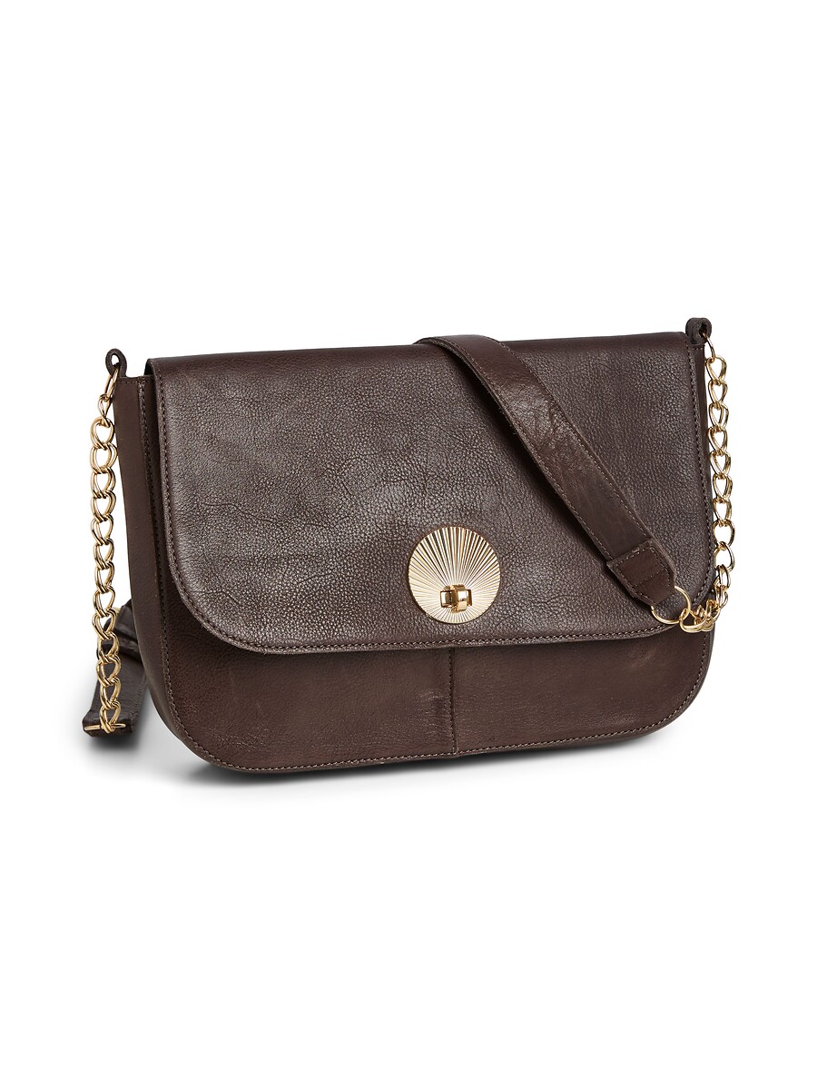 Bolso de mano de piel, Grainna, PIECES