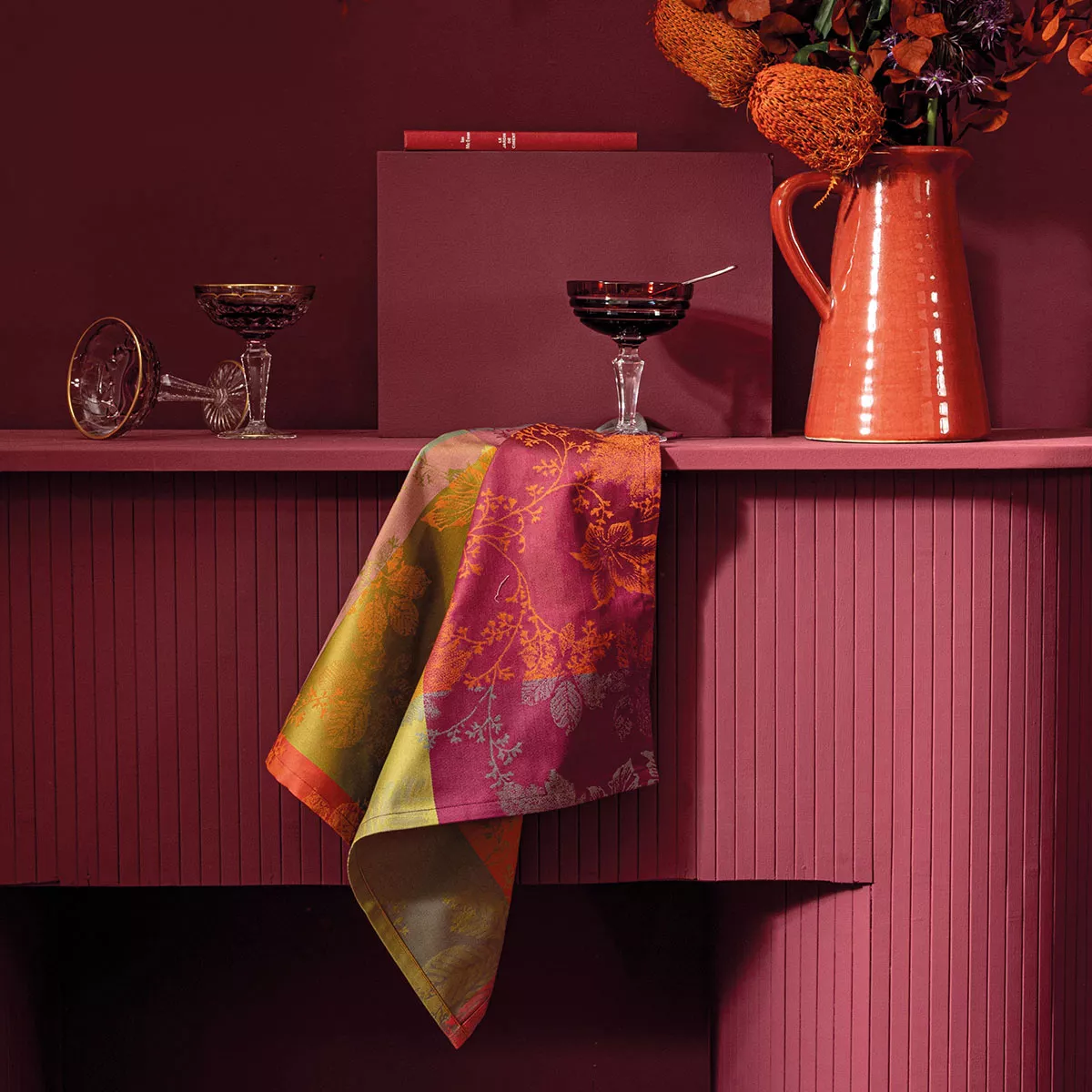 Serviette pur coton MILLE SOUS BOIS, GARNIER THIEBAUT