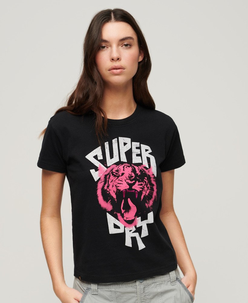 T-shirt à motif Lo-fi Rock, SUPERDRY