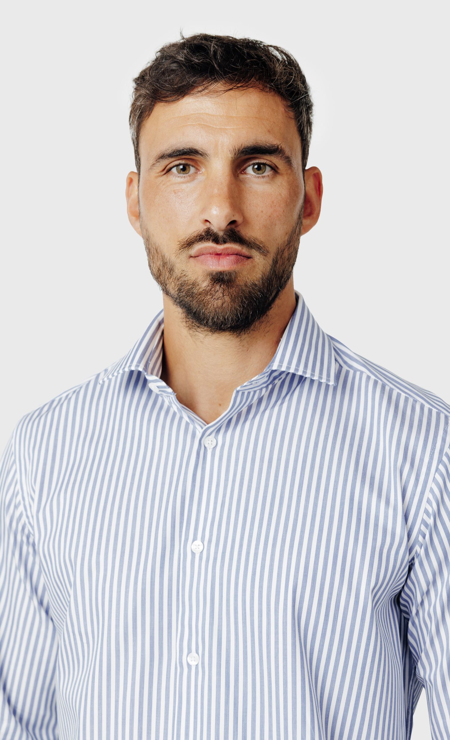 Chemise Regular fit à rayures en voile de coton, ACROSS