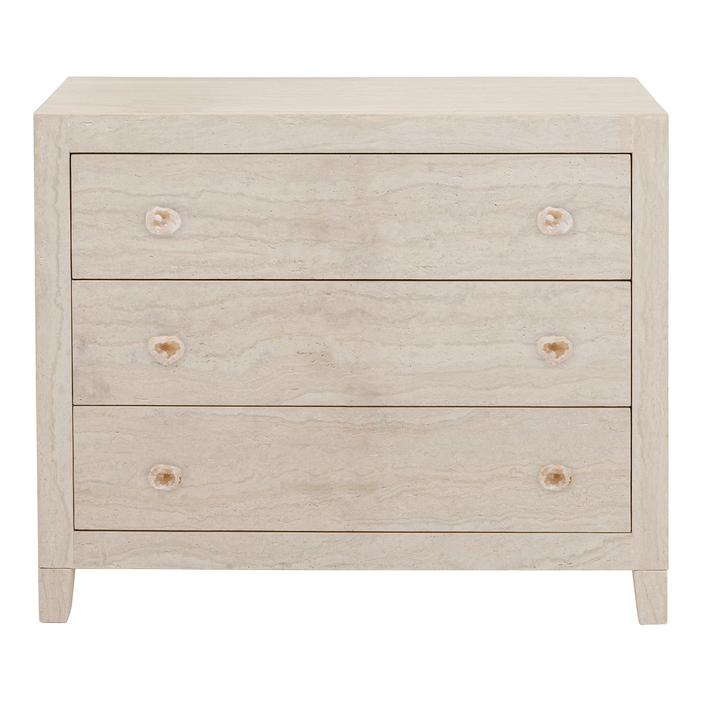 Commode 3 tiroirs imitation pierre, TRAVERTINO, KARE DESIGN