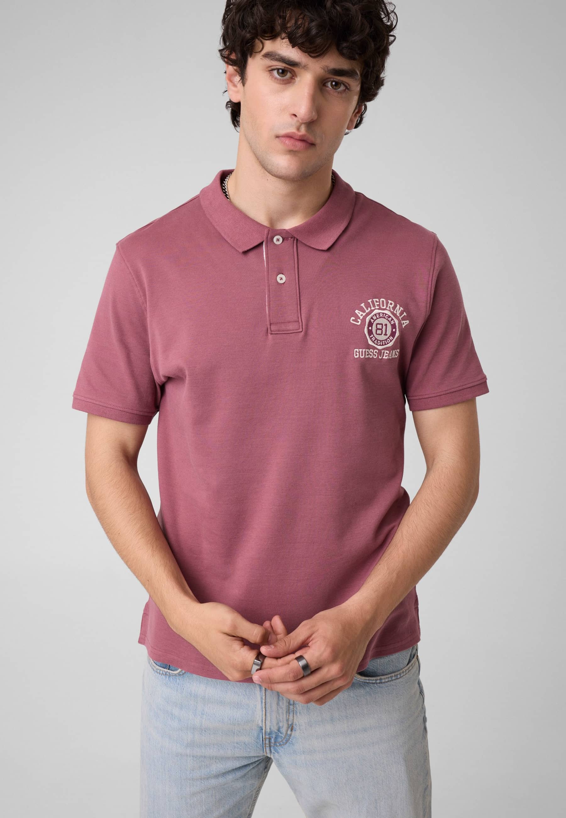 Polo Avec Logo, GUESS JEANS