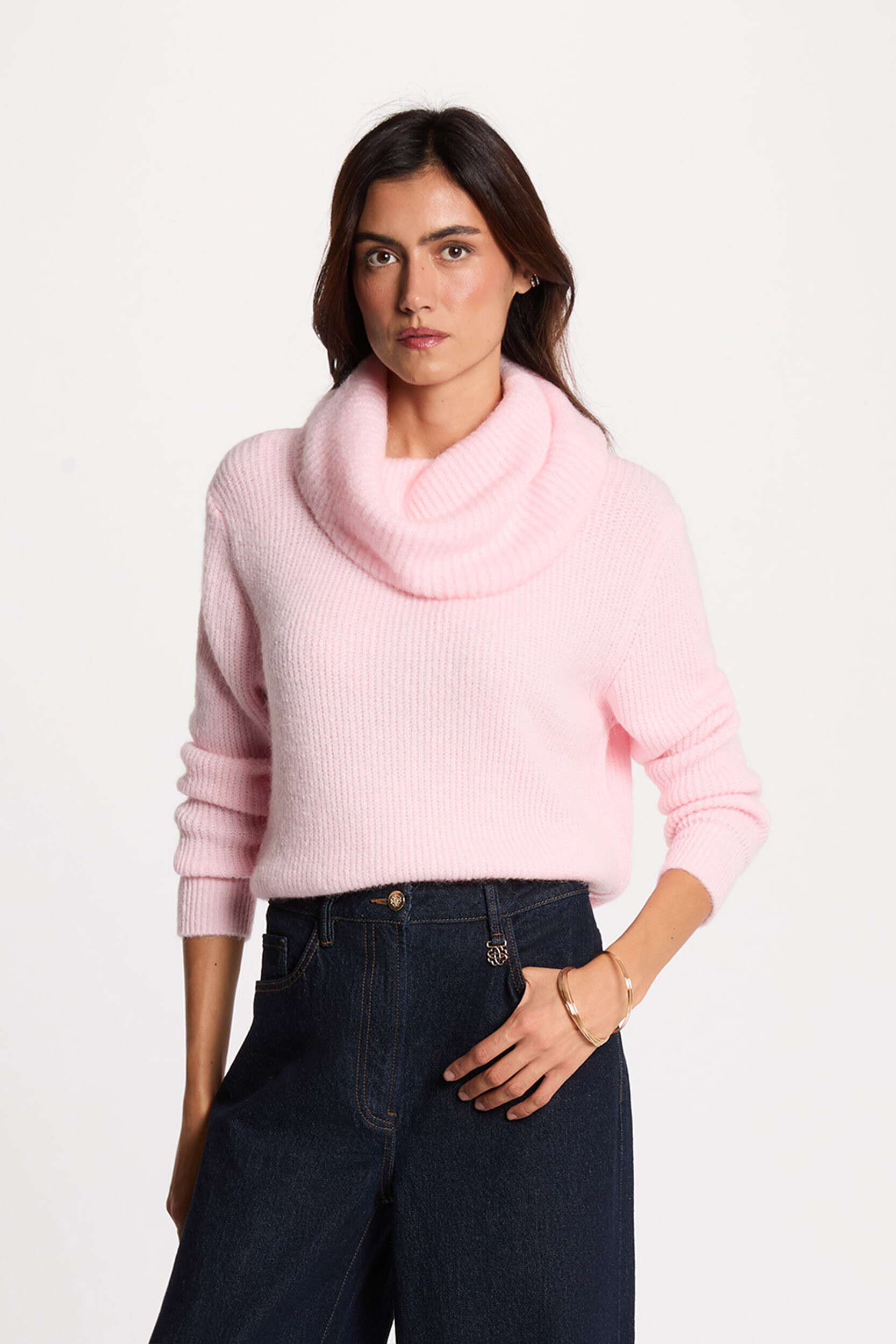 Pull col boule, MORGAN