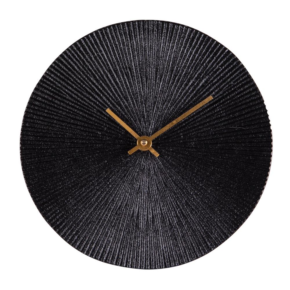 Horloge à poser Soleil 20 cm en métal, TABLE PASSION