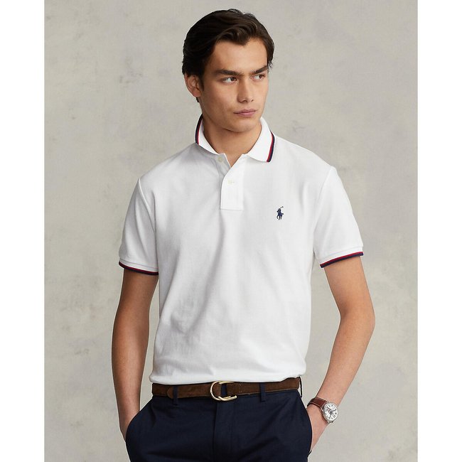Cotton pique polo shirt in custom fit Polo Ralph Lauren | La Redoute
