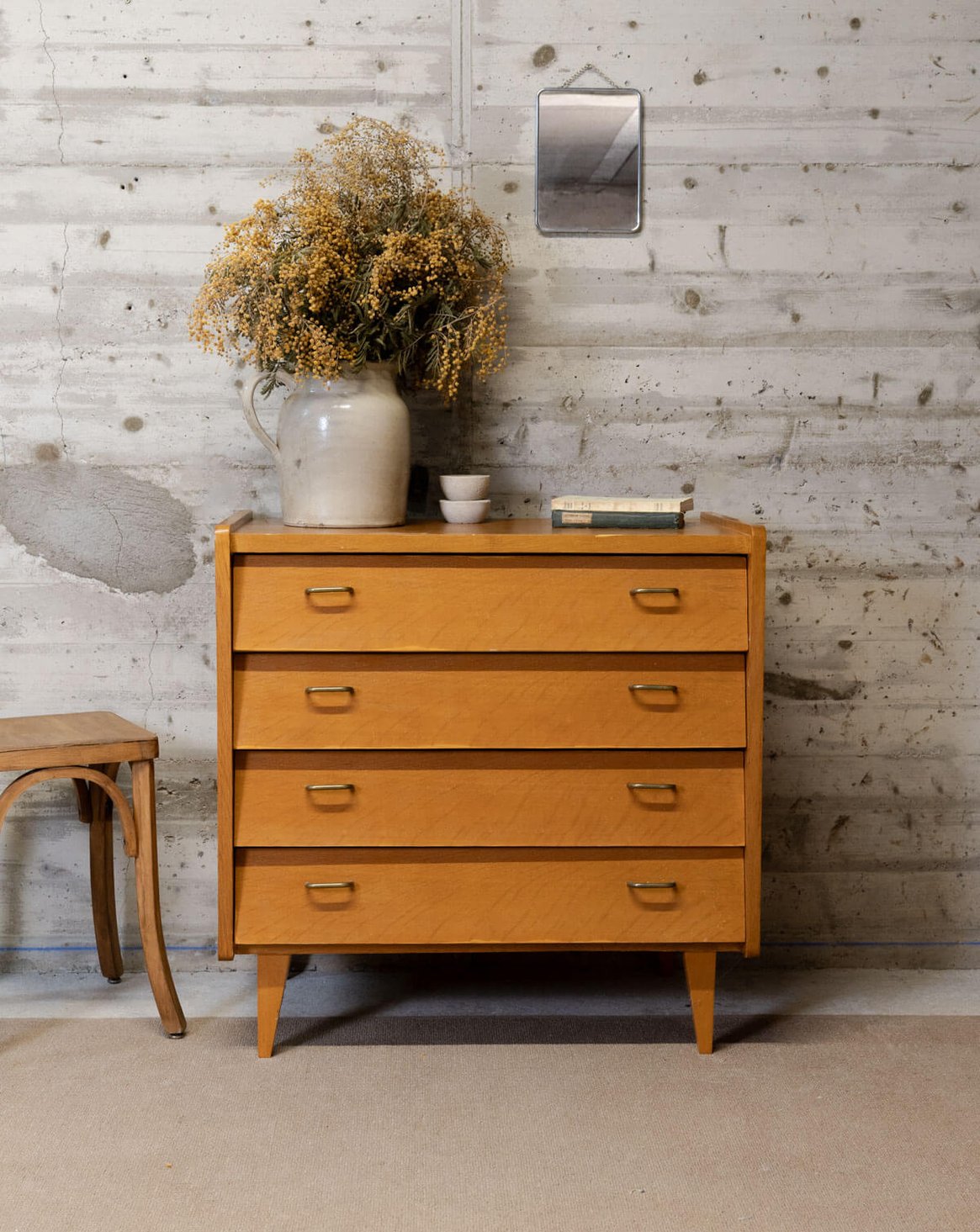 Commode scandinave en bois Olga N°662 - Bon état, DEBONGOUT