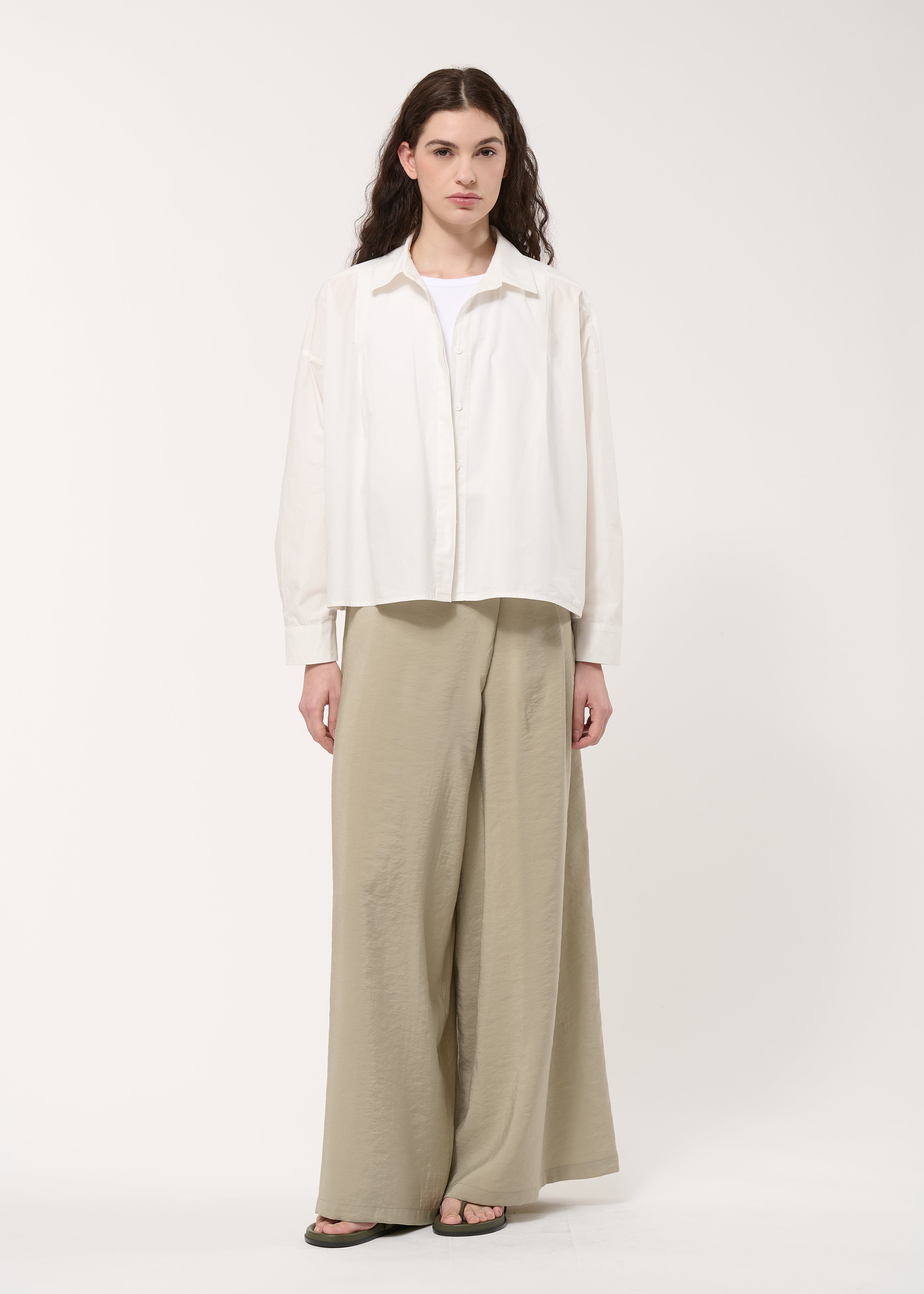 Chemise oversize en popeline de coton, HUMILITY