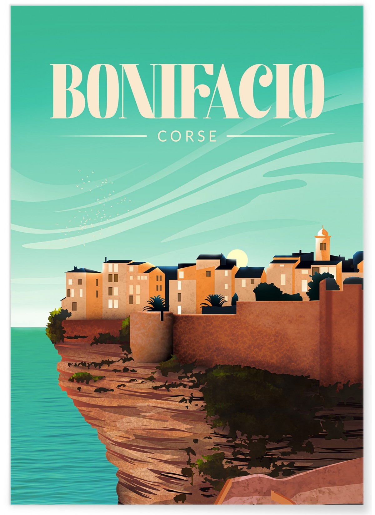 Affiche ville Bonifacio, L'AFFICHERIE