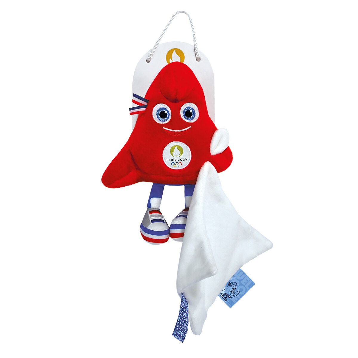 Peluche mascotte olympique jo 2024 phryges rouge Doudou Et