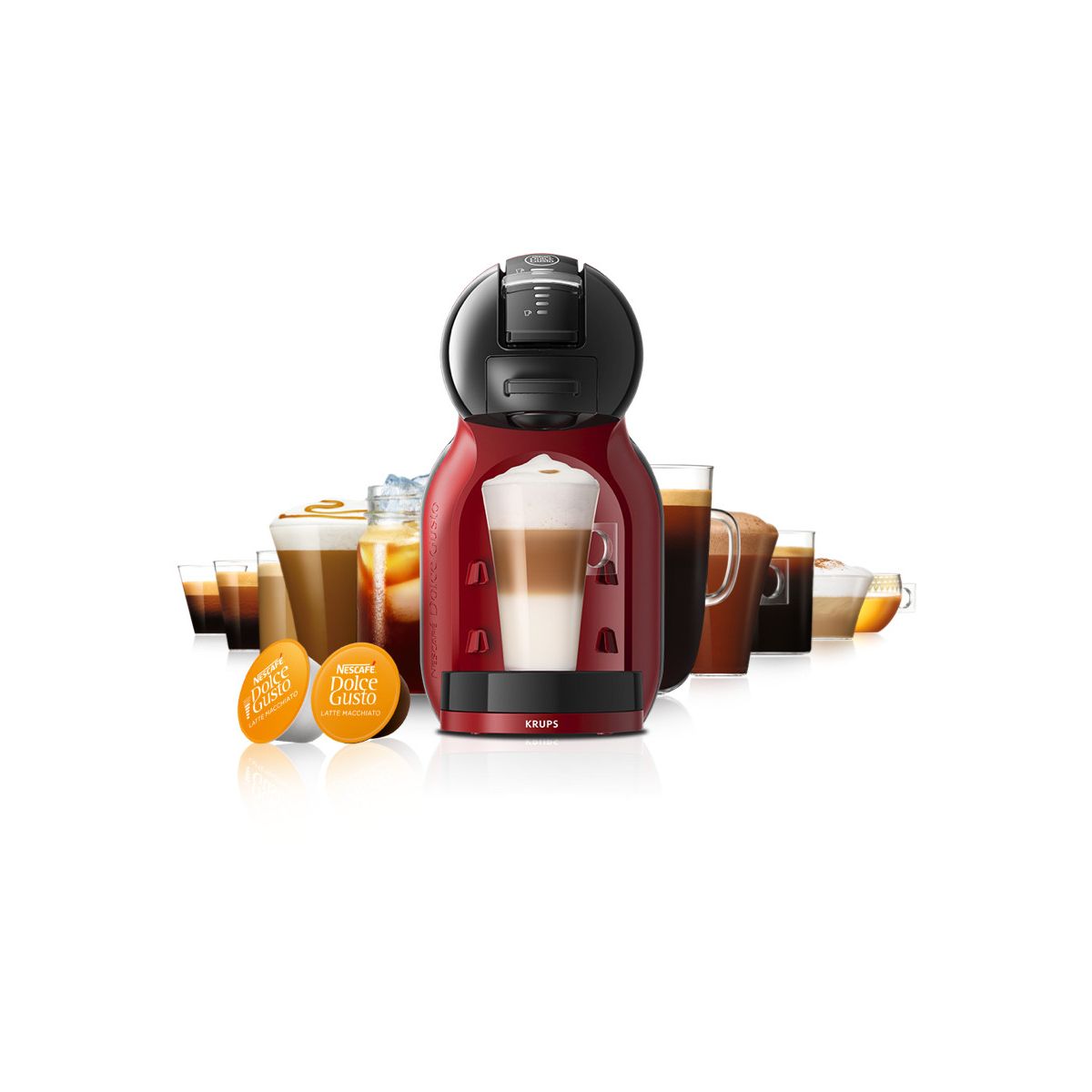 Dolce Gusto mini me noir rouge Dolce gusto YY5219FD, KRUPS