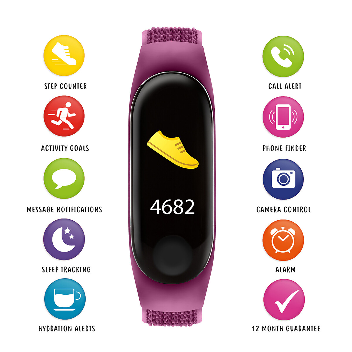 Tikkers coral smart best sale activity tracker watch