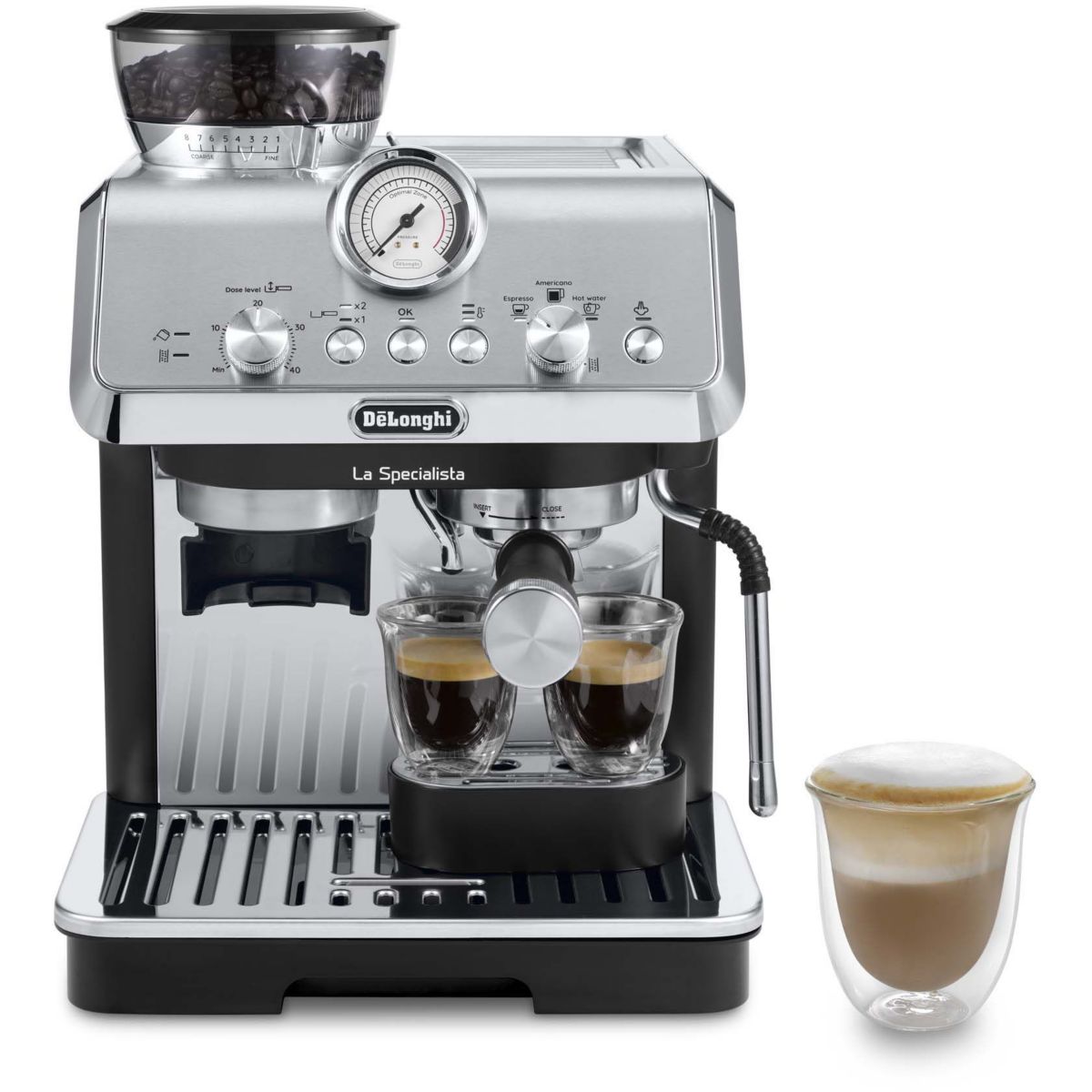 Machine à expresso Specialista Arte EC9155.MB inox, DELONGHI