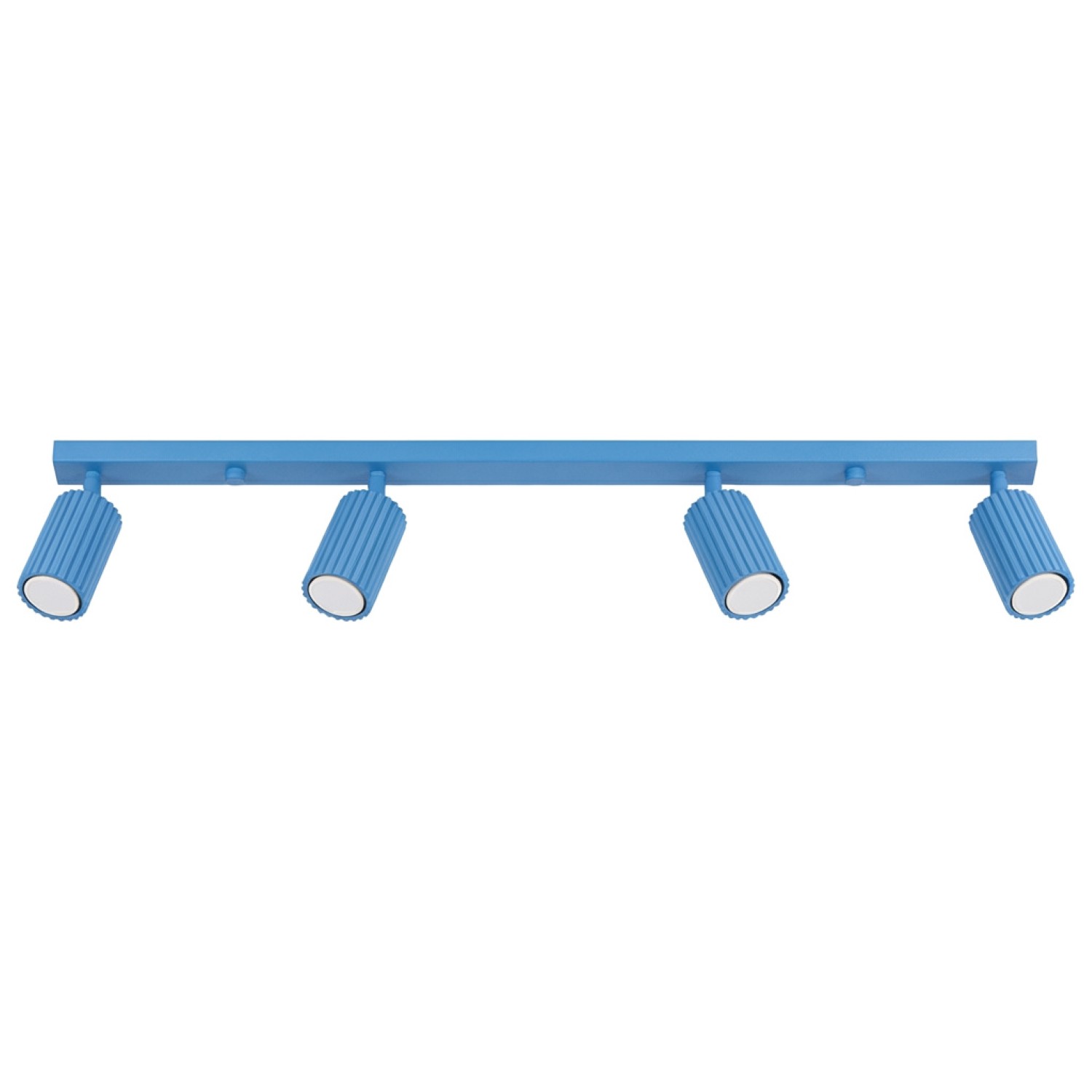 Plafonnier Aluminium Bleu GU10 4 KARBON, EDEN
