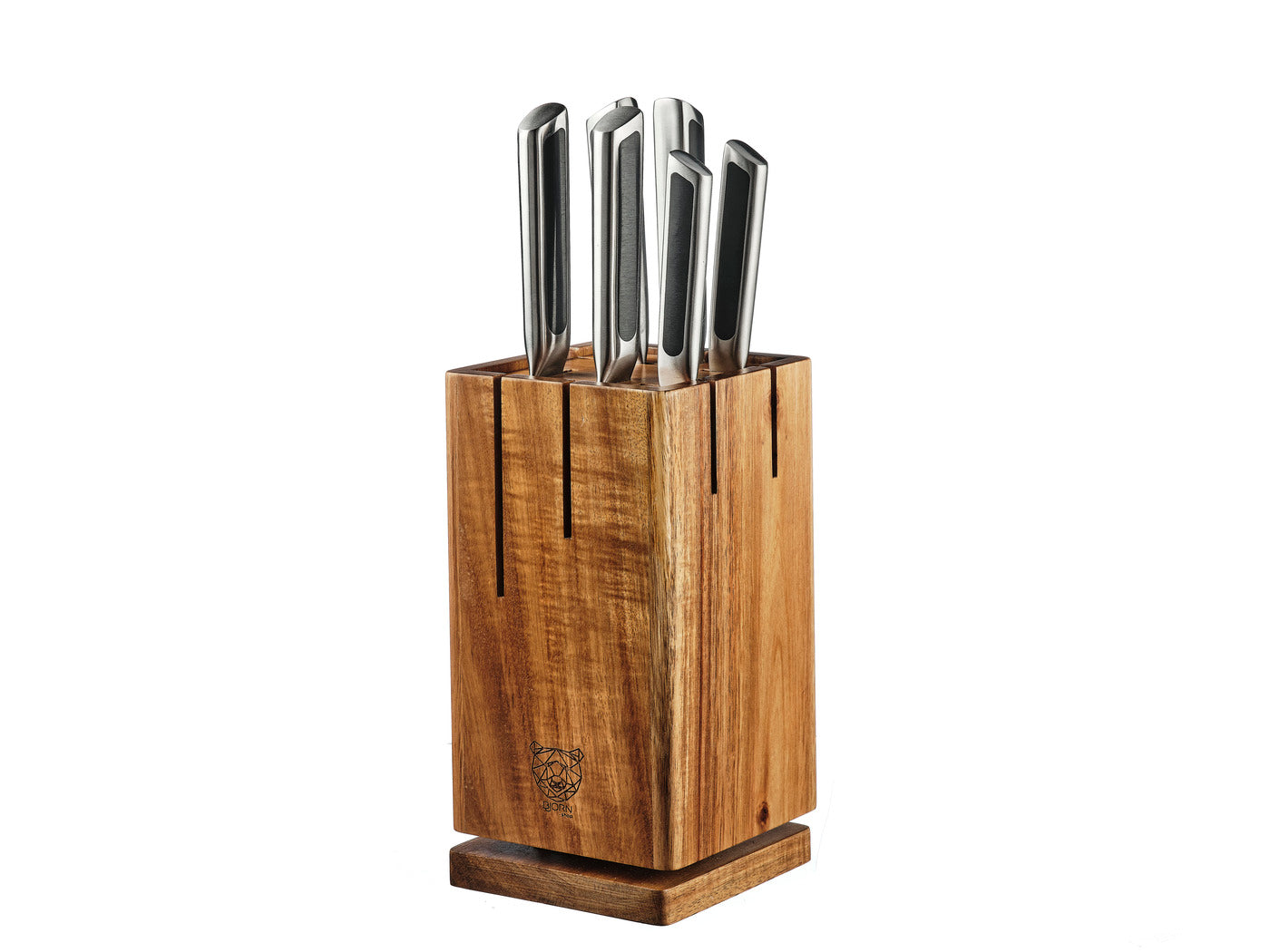 Lot de 7 couteaux de cuisine en inox, NUDE, BJORN