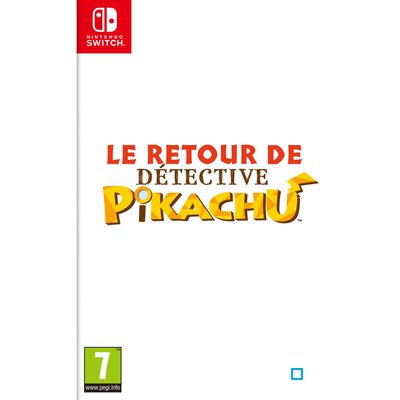 Le retour de Détective Pikachu Nintendo Switch NINTENDO