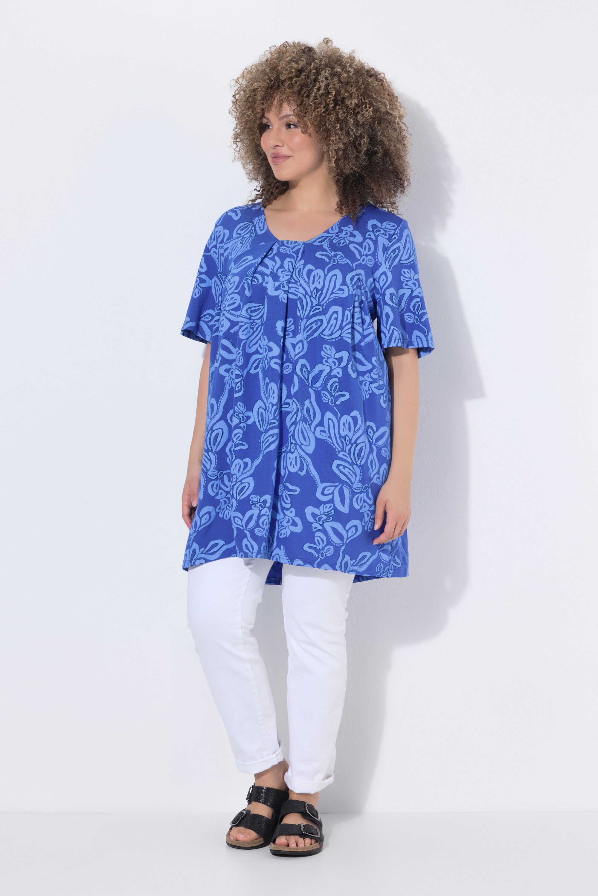 Blouse avec plis fantaisie, ULLA POPKEN