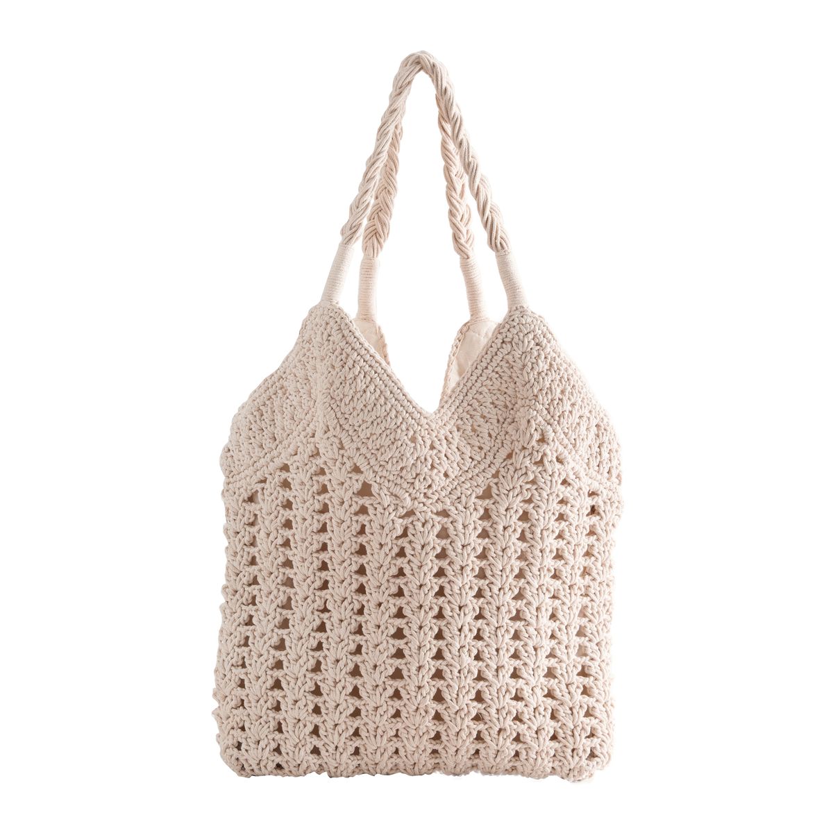 Sac porté épaule style macramé, NEXT