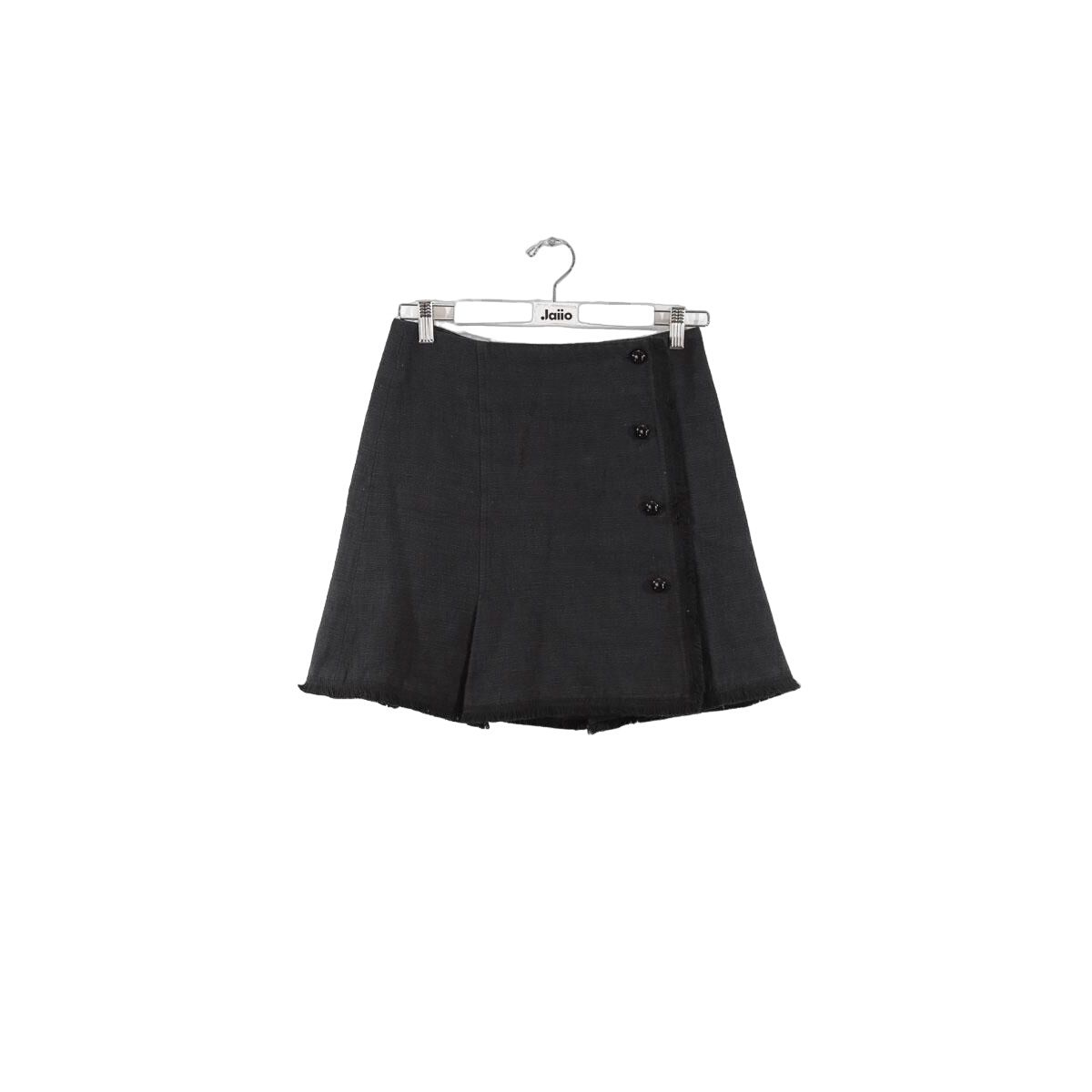 Jupe Noire En Coton 1 2 3 - Taille 40 - Occasion Très Bon état