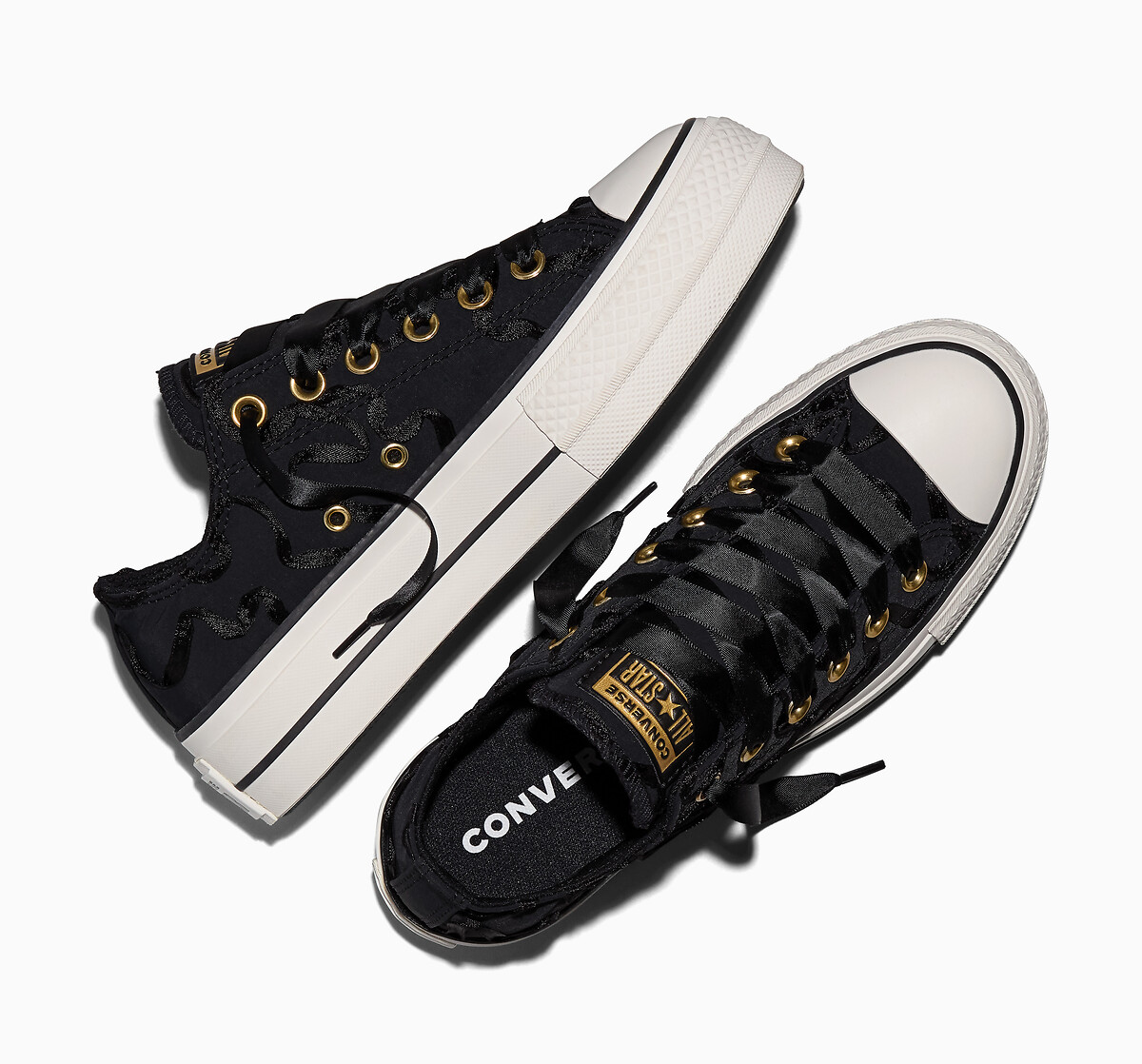 Converse Zapatillas CHUCK TAYLOR ALL STAR LIFT OX RIBBON LACE — photo 4