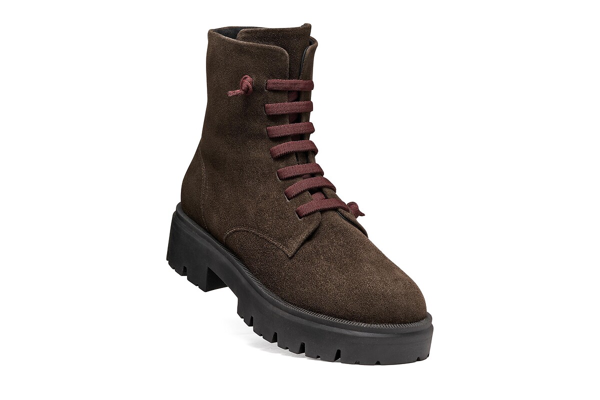 GEOX Botines de ante con cordones KLARGENA — photo 3