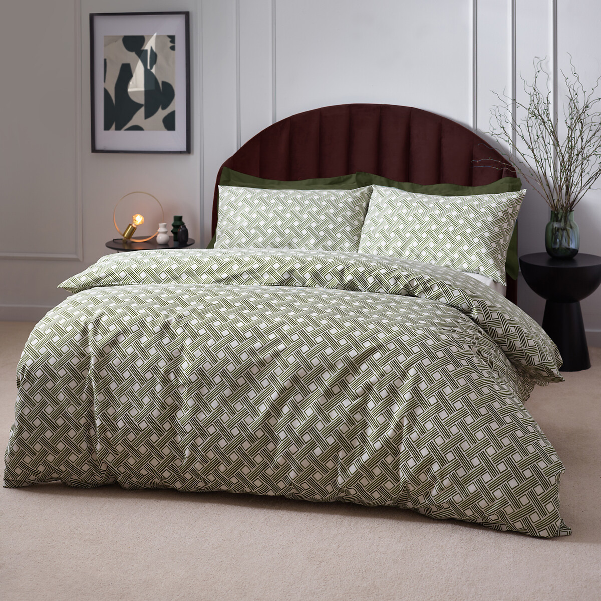 Alexa Abstract Cotton Mix Duvet Cover and Pillowcase Set, HÖEM
