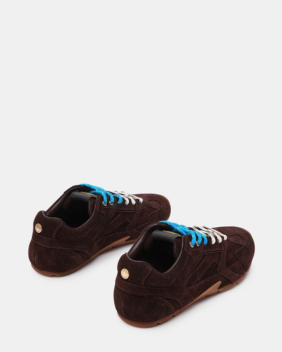 Steve Madden Zapatillas de ante con cordones dobles, ASIEL — photo 3