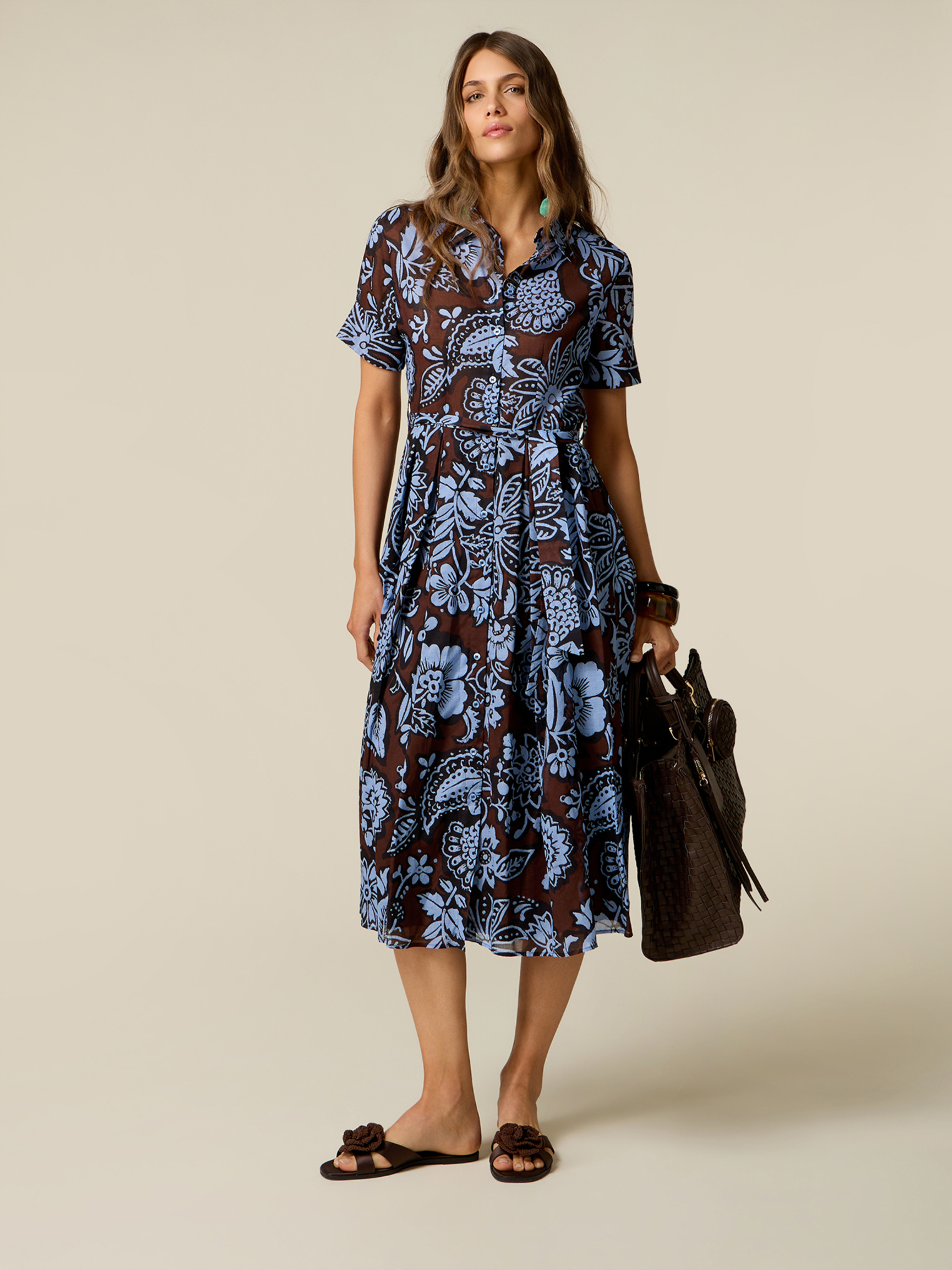 Robe chemisier fantaisie, OLTRE