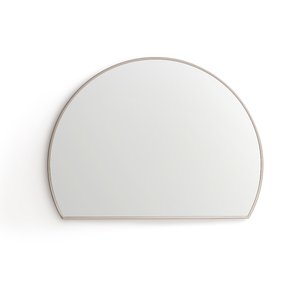 Espejo semicircular de níquel satinado, al. 60cm, Caligone AM.PM image