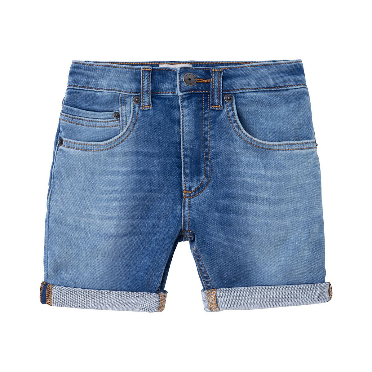 Denim shorts, 8-16 years , denim blue, Timberland | La Redoute
