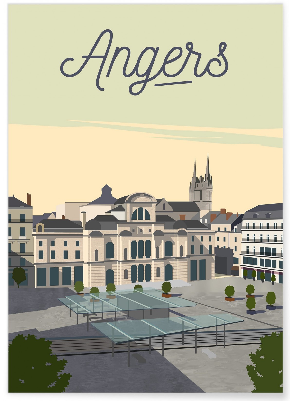 Affiche ville Angers 2, L'AFFICHERIE