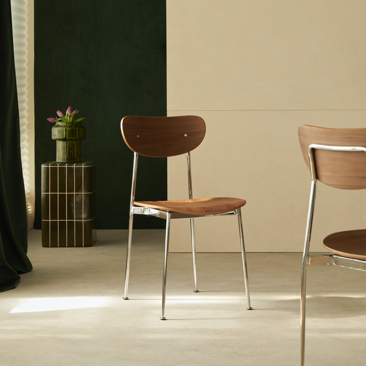 Chaise en Noyer, LILO, TIKAMOON
