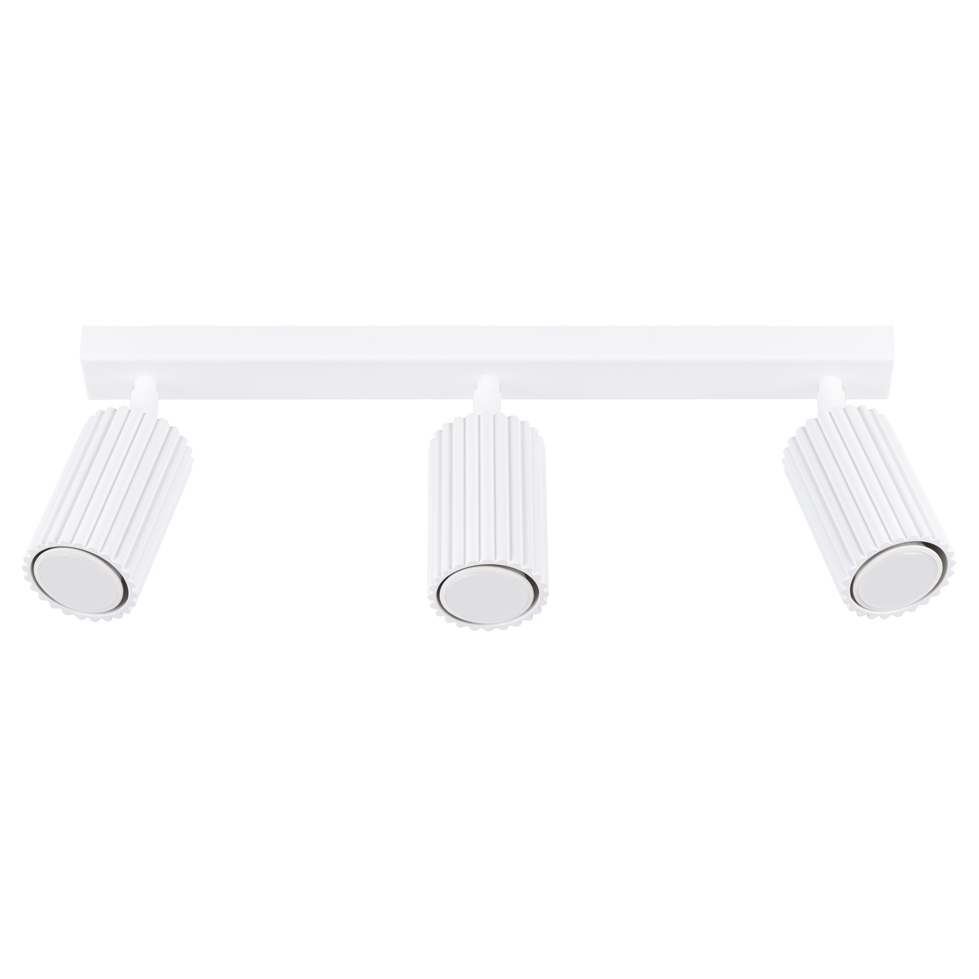 Plafonnier Aluminium Blanc GU10 3 Karbon Line, EDEN