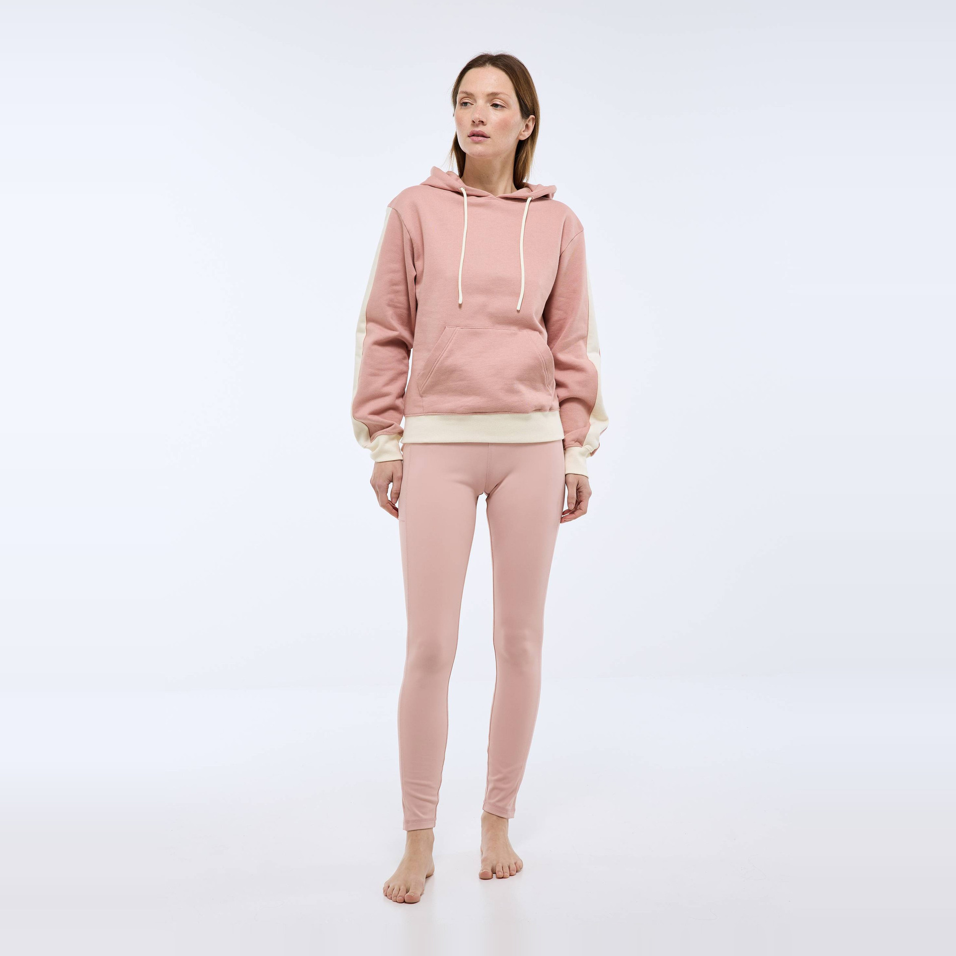 Legging de effet peau de pêche avec poches, MONOPRIX