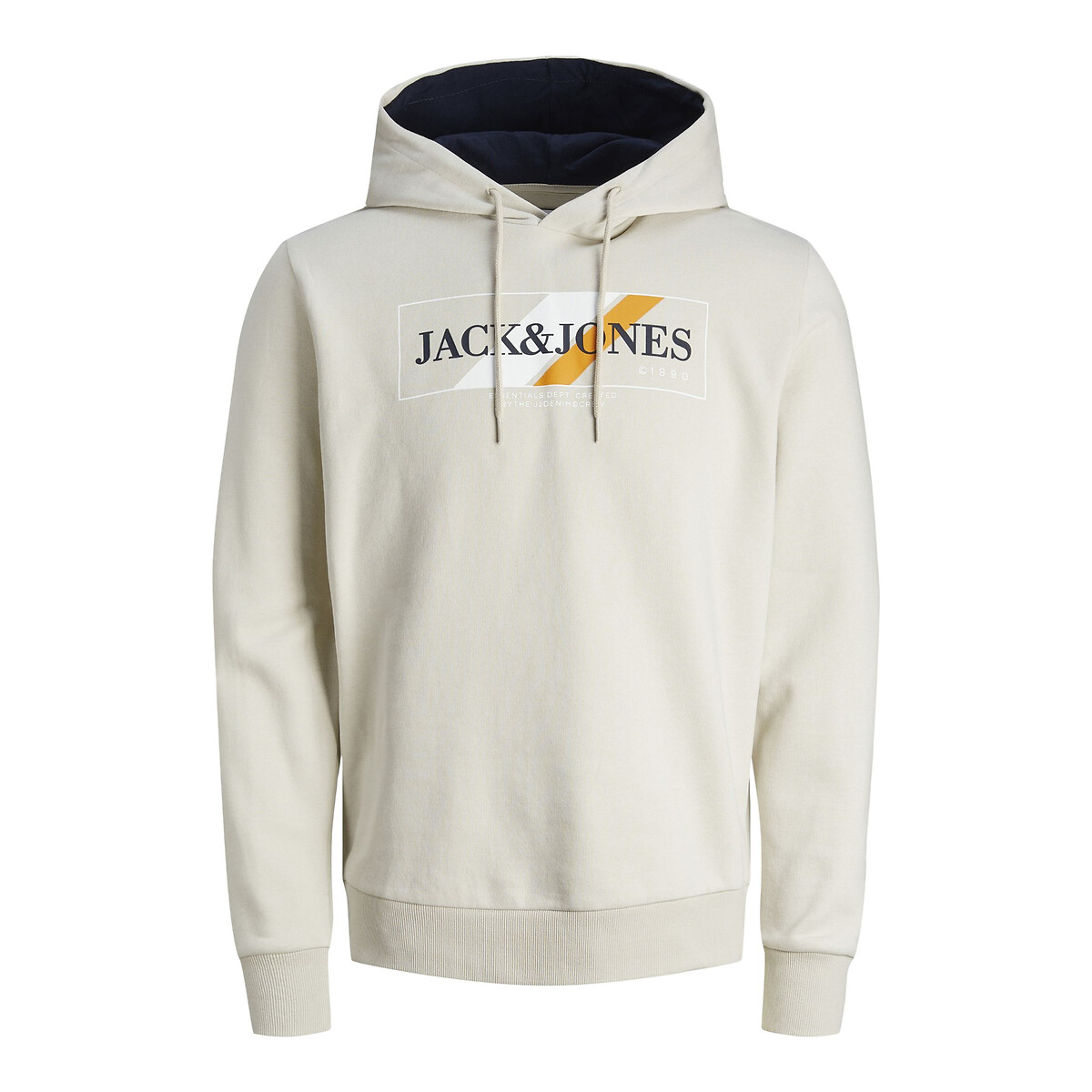 Свитшот с капюшоном бежевый Jack & Jones купить в интернет-магазине (джек  джонс) | La Redoute