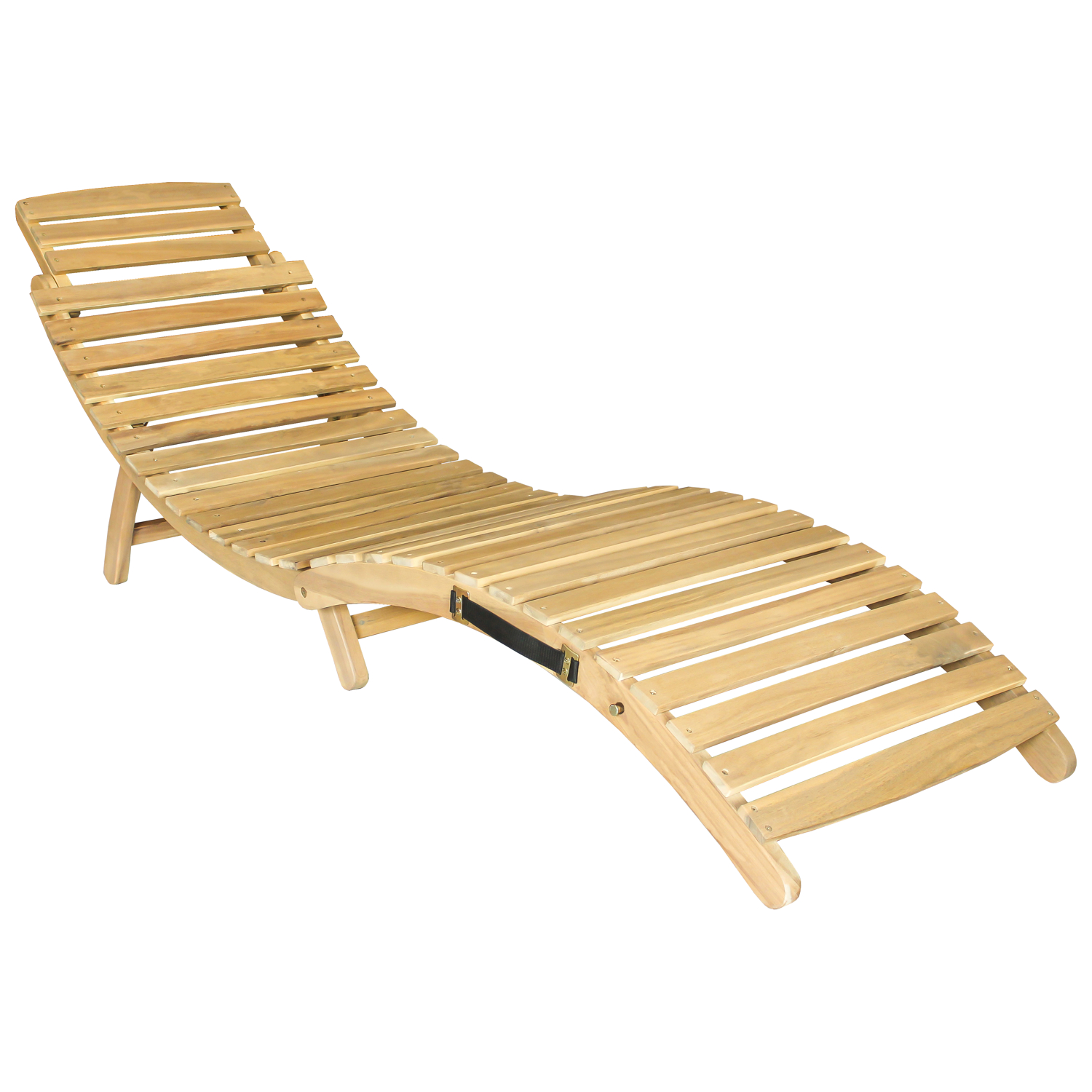 Bain de soleil pliant en acacia KOMODO, KOMODO, HAPPY GARDEN