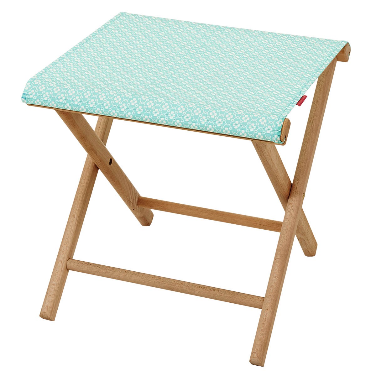 Pliant pêcheur en eucalyptus, motif floral, ROSALIE, VENT DE BOHÈME