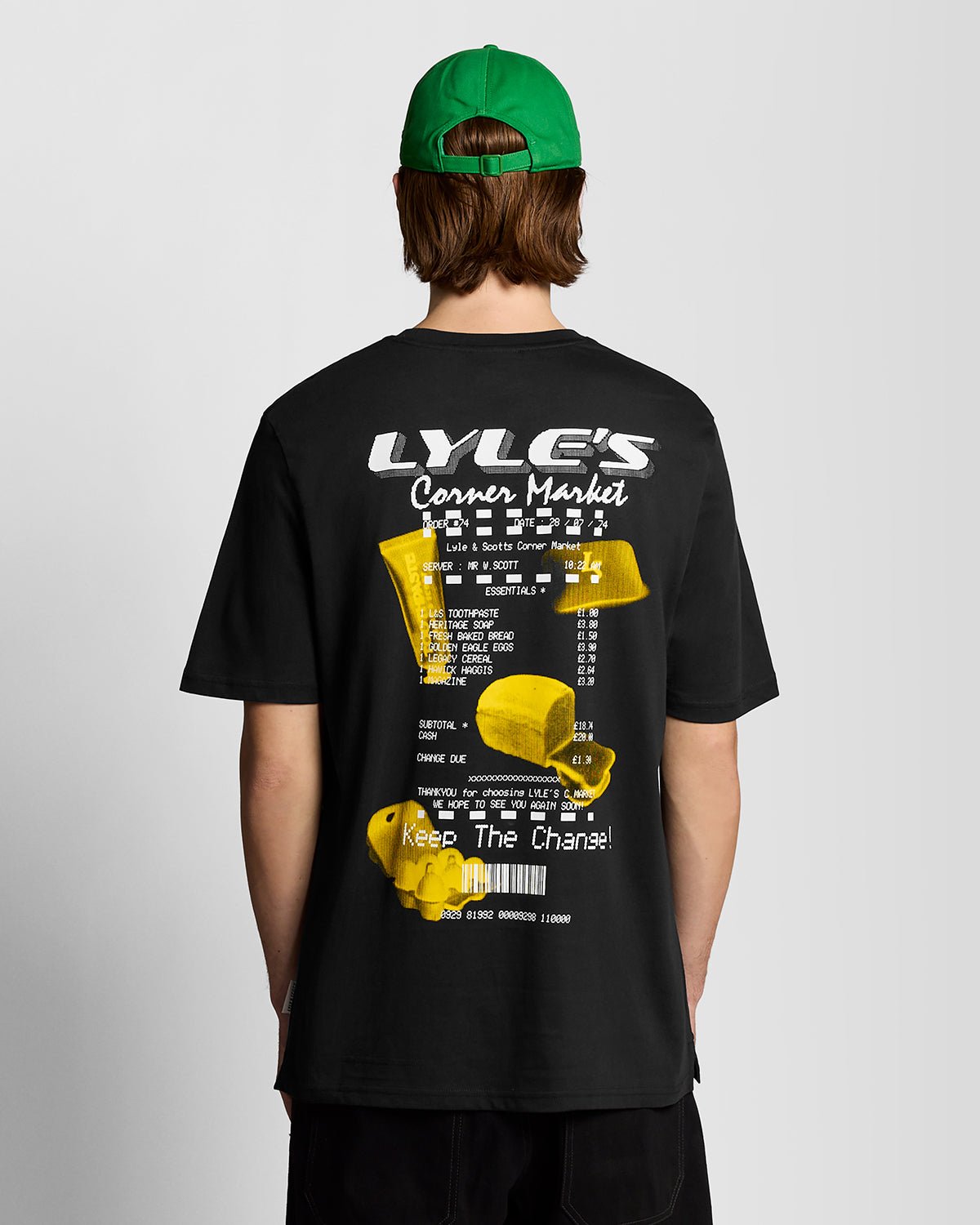 T-shirt imprimé dos graphique, LYLE & SCOTT