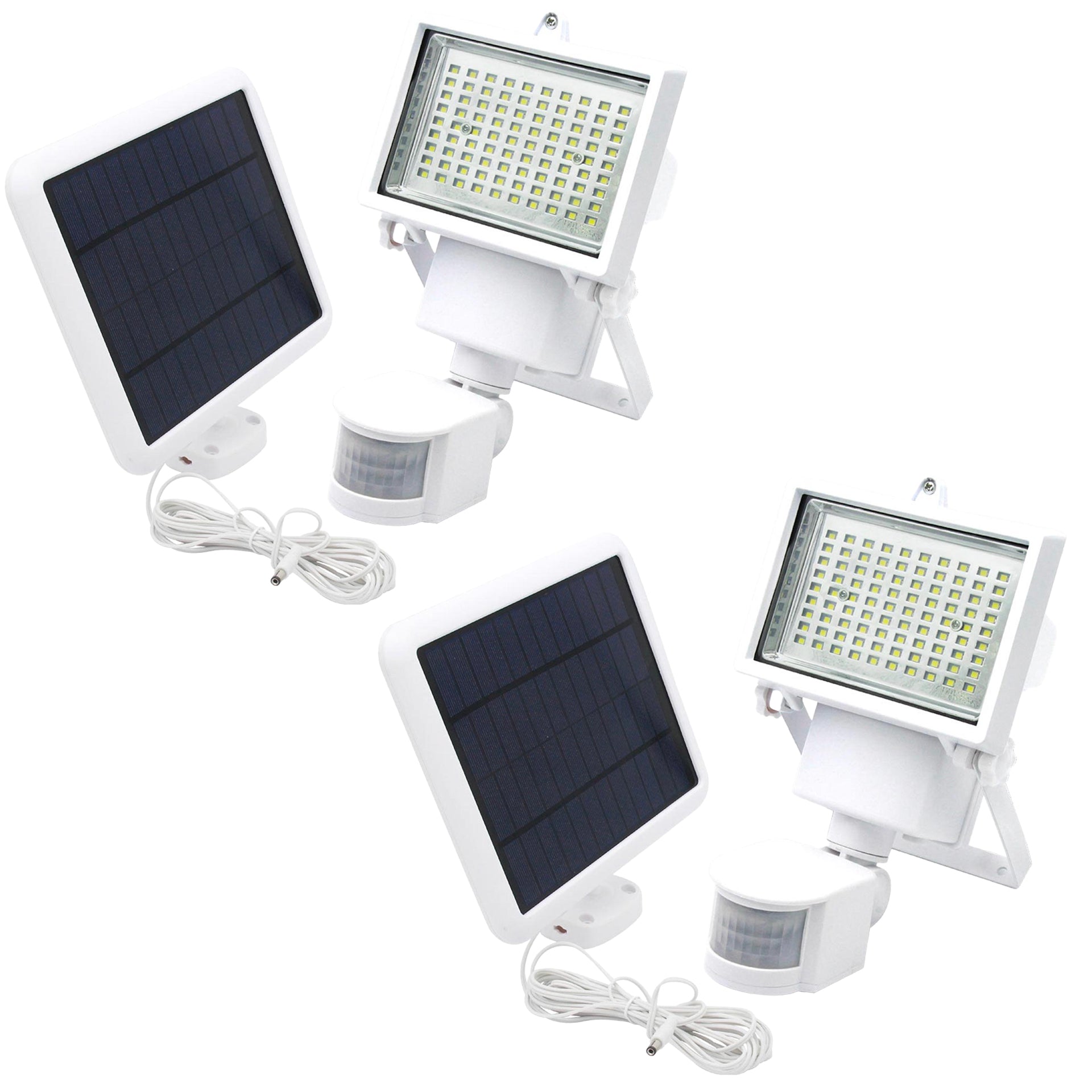 Lot de 2 Projecteurs solaires sensor 2x COOPER, LUMISKY