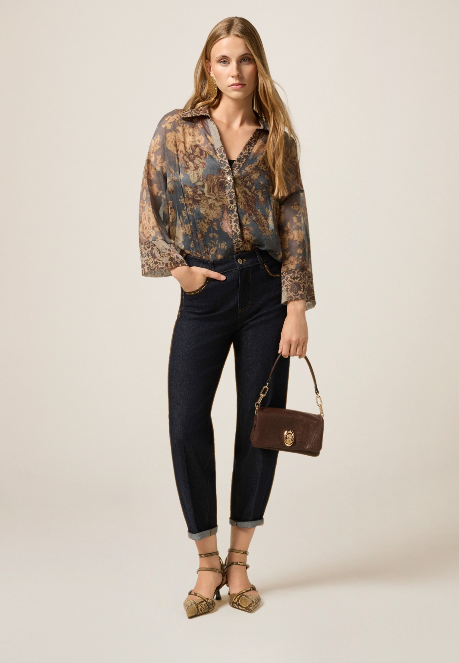 Jean palazzo avec strass, OLTRE