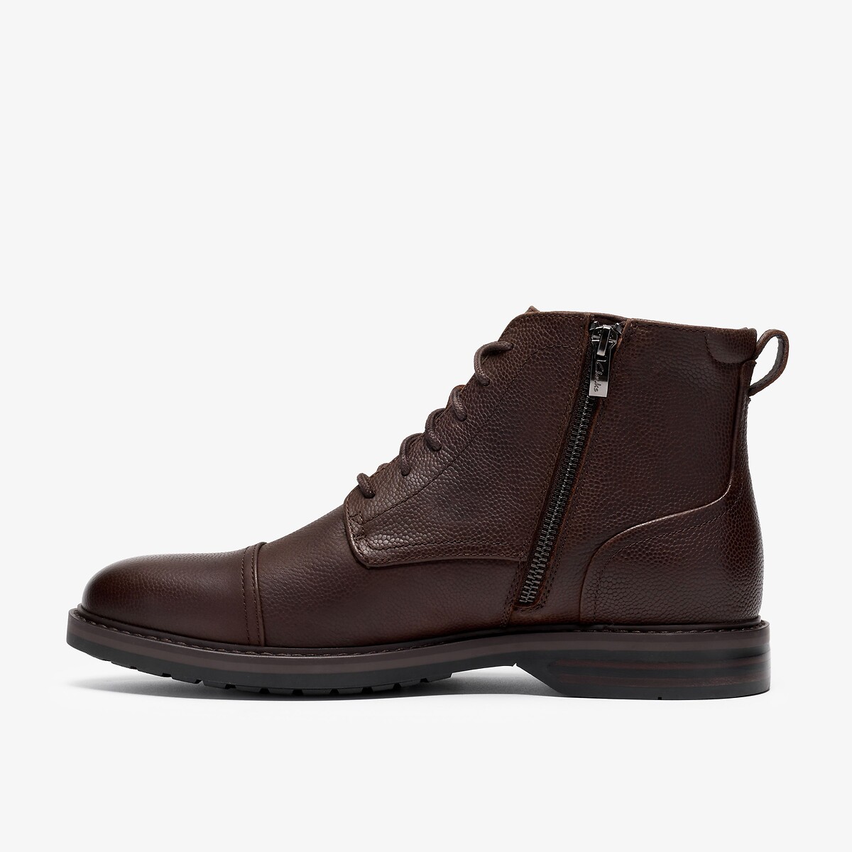 Clarks Botas de piel con cordones, ALDWIN CAP — foto 3