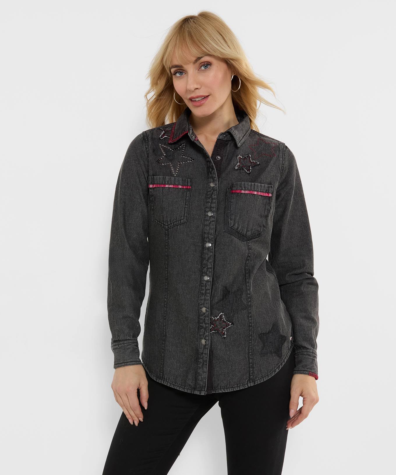 Chemise en Jean à Étoiles Brodées Roxy, JOE BROWNS