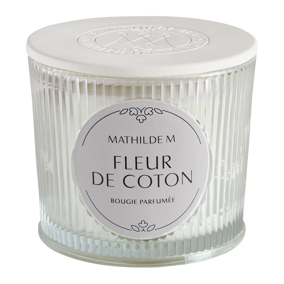 Bougie parfumée 400 g - Fleur de Coton, MATHILDE M