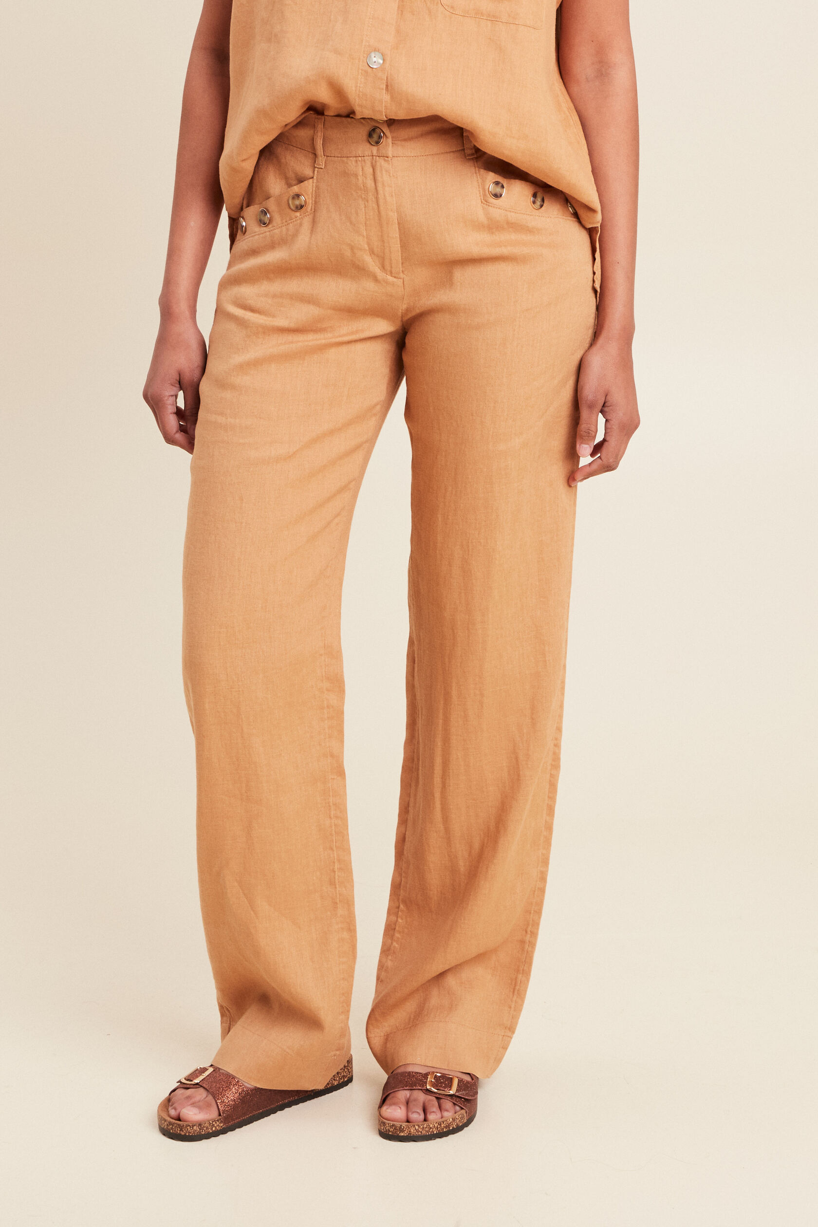 Pantalon fluide taille haute, BREAL
